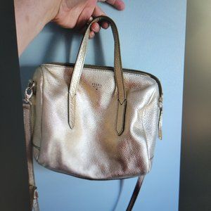 Gold Fossil Purse
